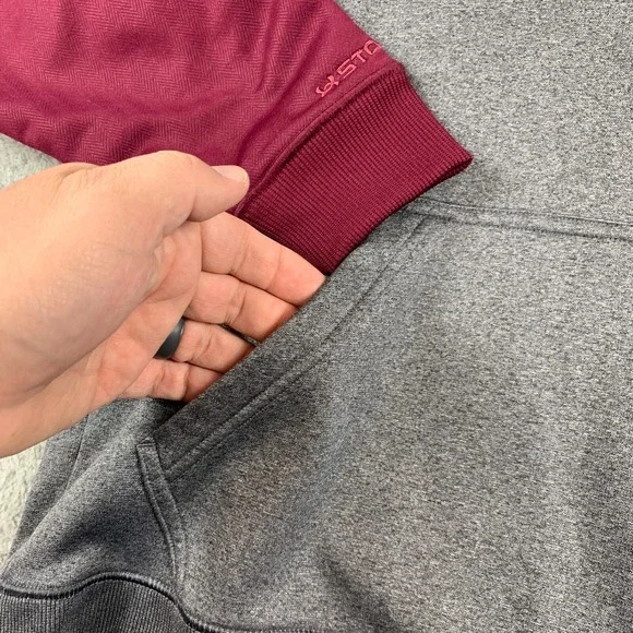 USC Trojans Hoodie Mens Large Grey Cardinal Under Armour Storm Pocket Sweatshirt - Picture 7 of 11